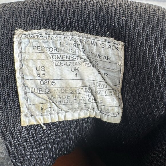 Merrell Women’s Switchback Gore-Tex GTX Vibram Walking Hiking Boots Brown 6.5 - Picture 9 of 10